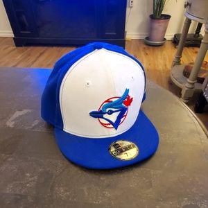 Blue jays new era fitted hat